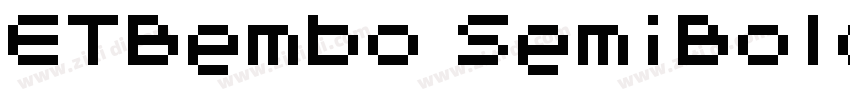 ETBembo SemiBoldOSF字体转换